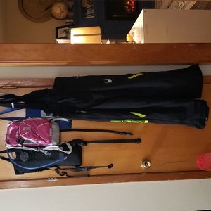 Kids size 16 snow pants with removable suspenders